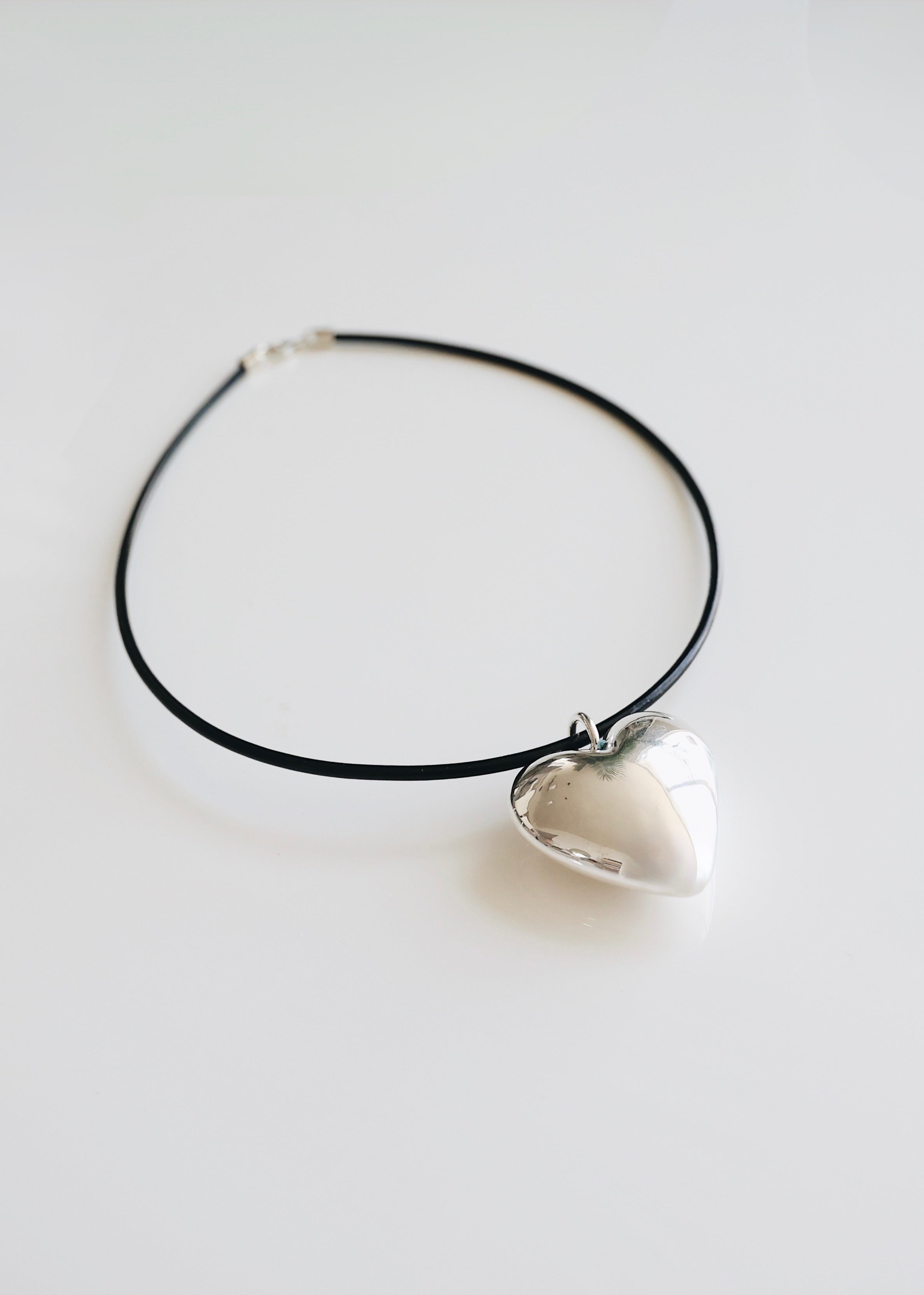 Heart Sterling-Silver Necklace