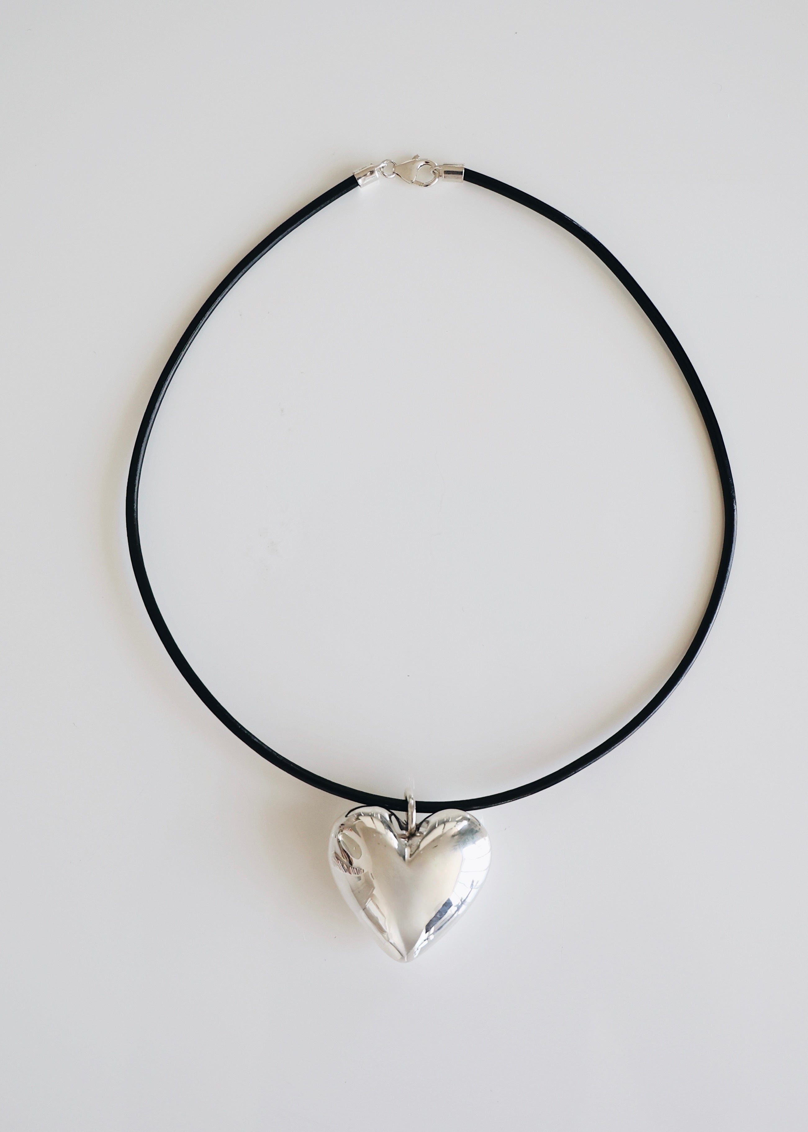 Heart Sterling-Silver Necklace