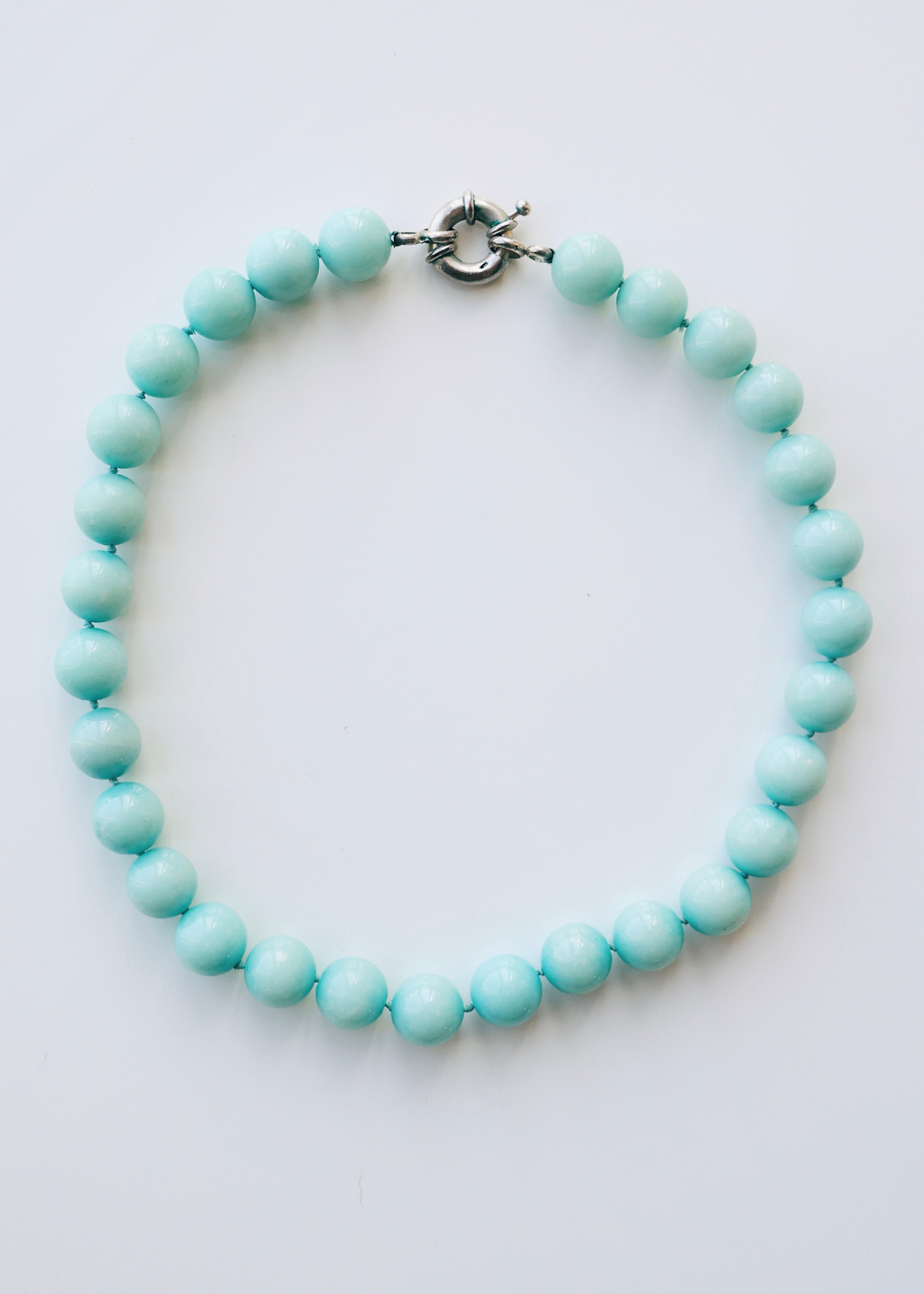 Mint Beaded Necklace